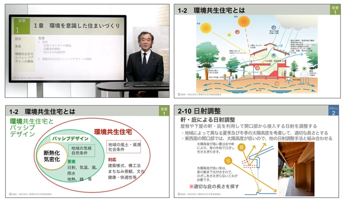 建築技術者・建築系学生に向け、環境を意識した住まいづくり 『環境共生パッシブデザイン』をわかりやすく解説した動画を配信