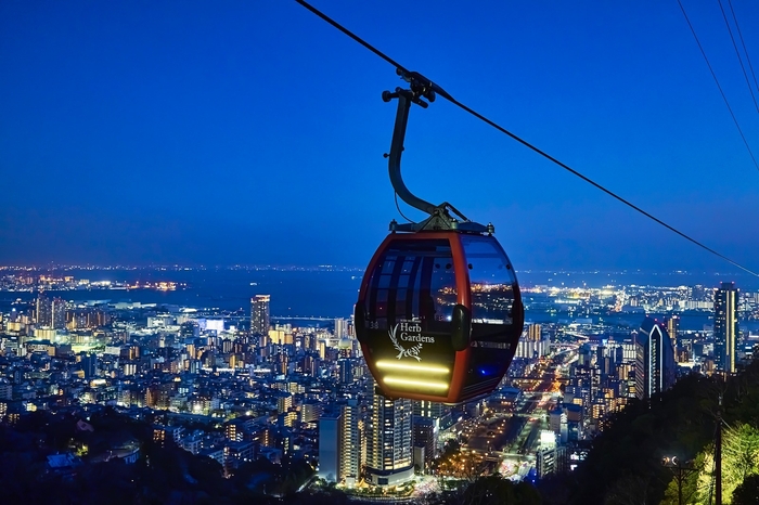 ロープウェイからの夜景