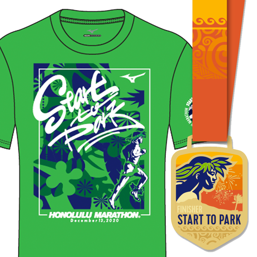 10Kラン＆ウォーク参加記念Tシャツ、完走メダル