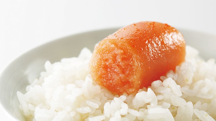 明太子と炊き立てご飯