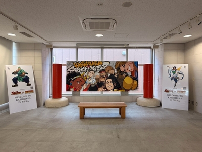 『ストリートファイター』のパネル展示