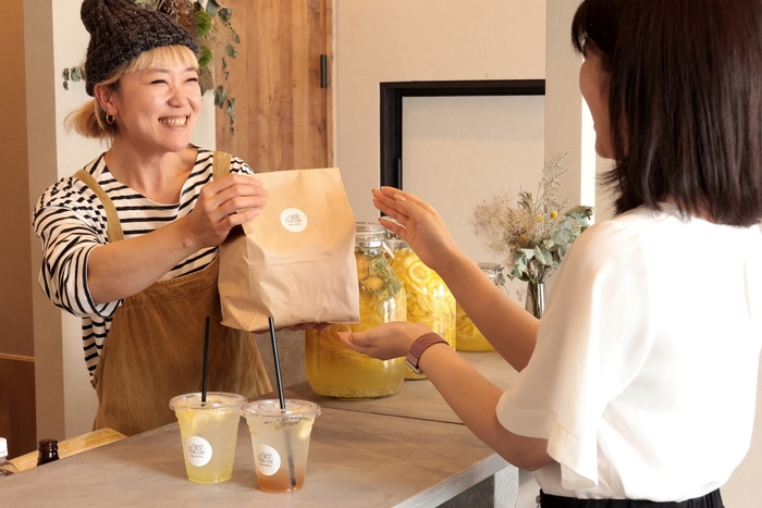商品お渡し