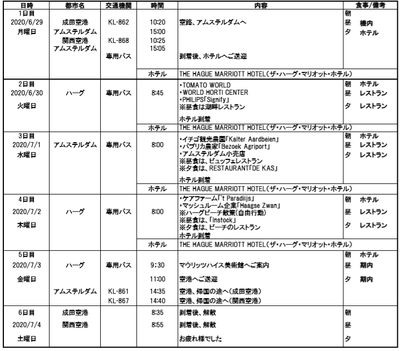 視察工程表