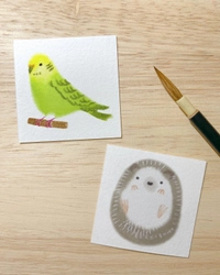 輪郭を描かずに色を塗るだけで絵が完成する 「もふもふイラスト」オンライン講座を 1月30日(土)14:00～16:00に開催！