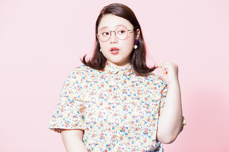 メガネ(ガーリー) 着用イメージ