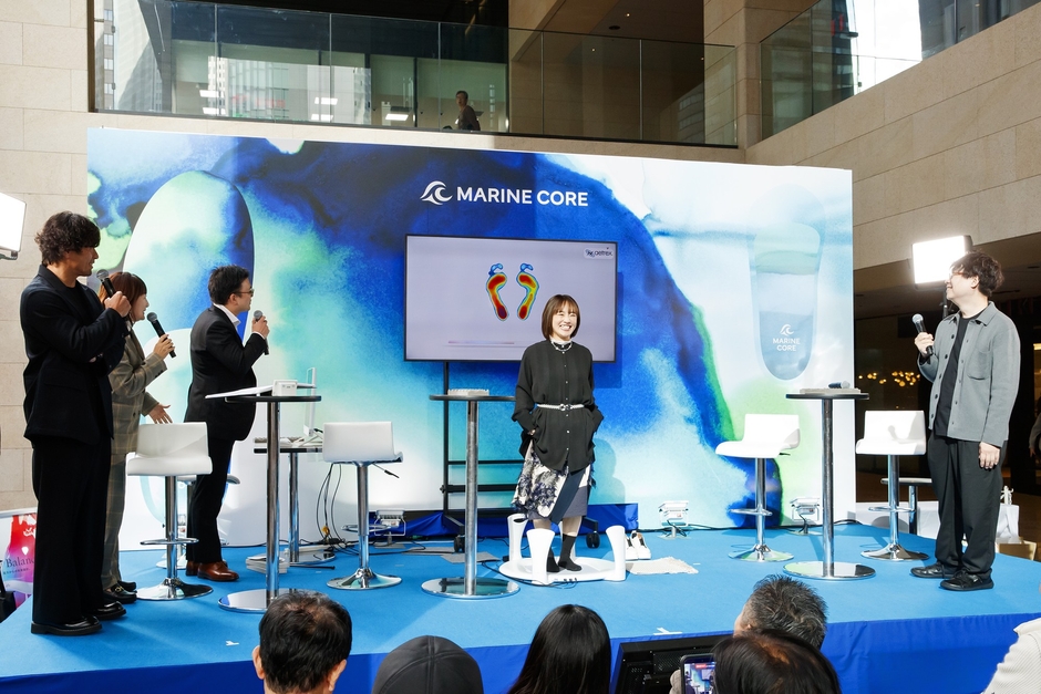 足裏測定・インソール 体験テージ 中央・登坂絵莉さん
