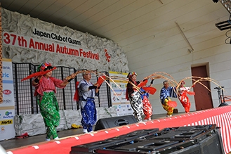 昨年のグアム日本人会秋祭りの様子 1