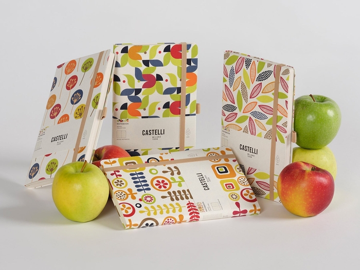 四季を表現した表紙デザインは、季節に合わせて日記帳などに使うのもおすすめ