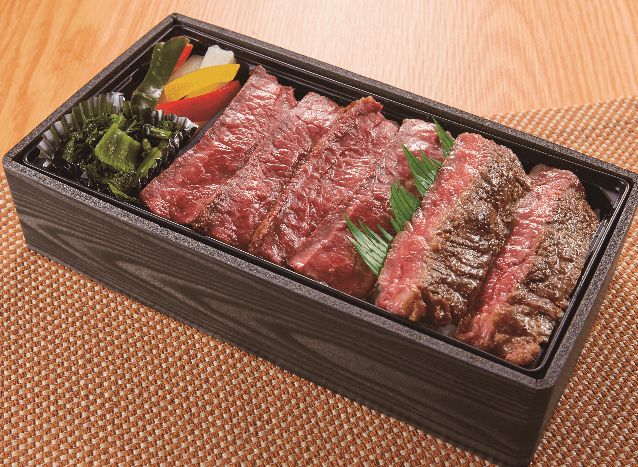 阿蘇あか牛サーロイン＆モモステーキ弁当 