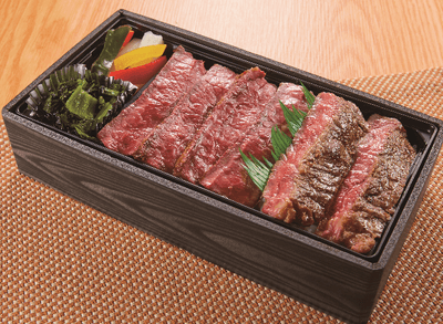 阿蘇あか牛サーロイン＆モモステーキ弁当 