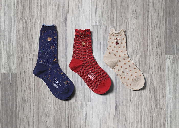 デモデ×アンティパスト ソックス(松屋銀座限定)