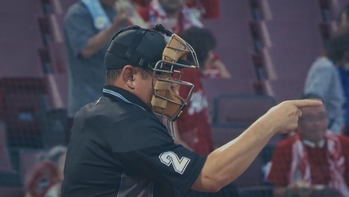  　キャンペーンCM第2弾・プロ野球審判員編