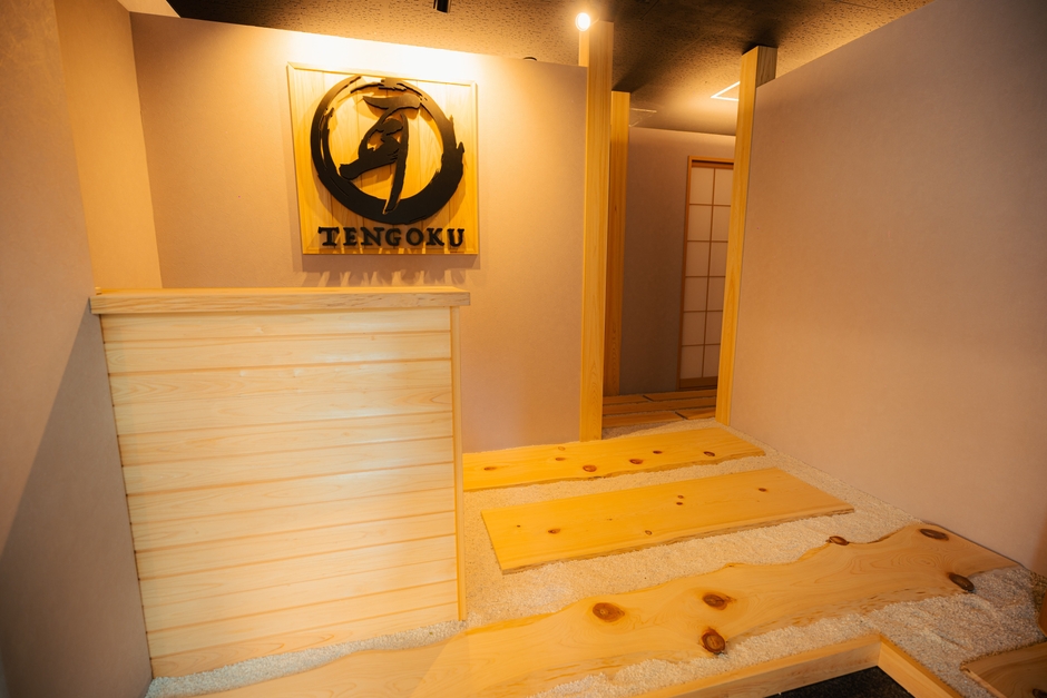 名古屋市栄にあるイヤーエステサロン店内