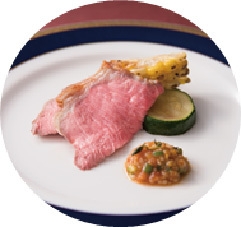 ラムのロースト 軽い燻製仕立て