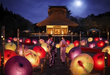 星野リゾート　青森屋 3つの花道を巡る春の公園散策を実施 青森の伝統工芸品を使用した和のイルミネーション 期間：2019年4月5日～5月31日