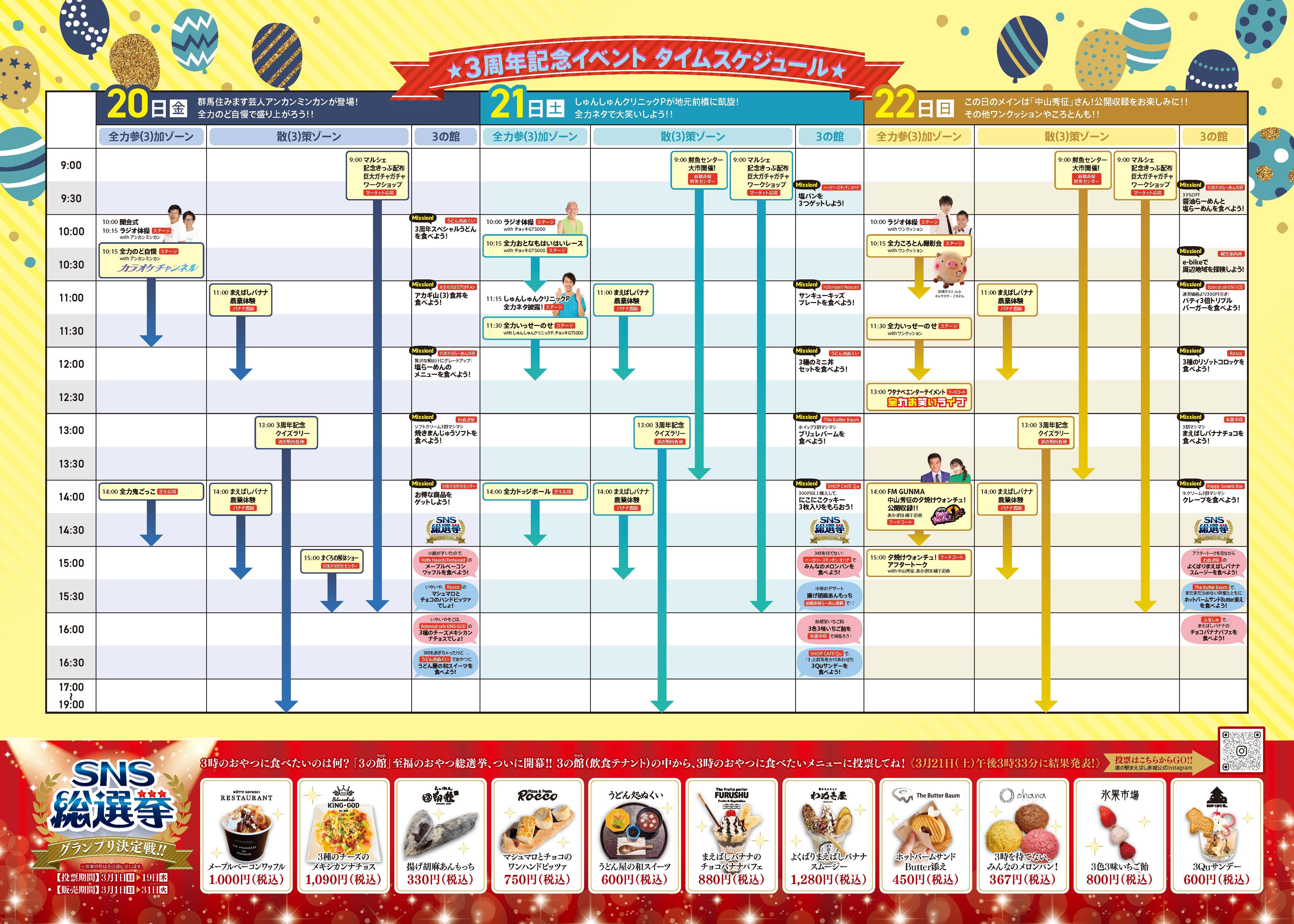 全体スケジュール