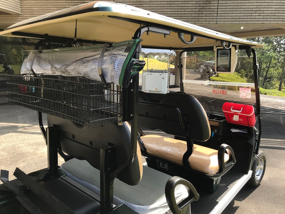 EVゴルフカート全台にゴルフナビゲーションシステム「マーシャルナビ」を搭載