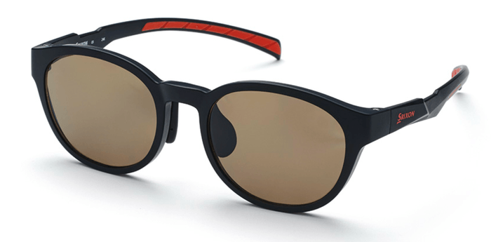 ブラックマット/レッド (レンズ・ブラウン)