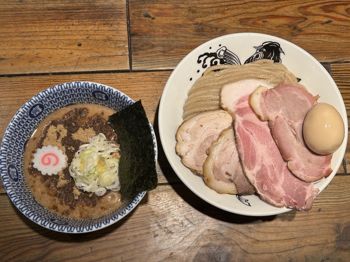 柏幻霜ポークを使用した特製つけ麺