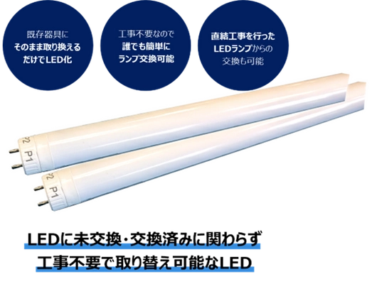 工事不要で誰でも簡単に取り付け可能な 「LED照明」の取扱い・販売開始