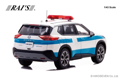 1/43 日産 エクストレイル S e-4ORCE (T33) 2022 警察本部警備部機動隊災害活動車両:右後