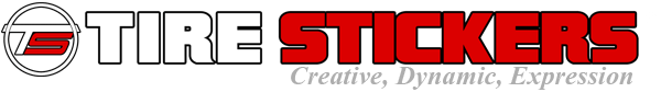 TIRE STICKERS ロゴ