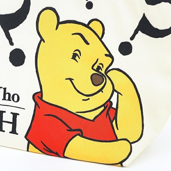 くまのプーさんのフェイスデザインのミニトート