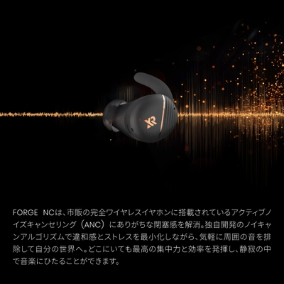 圧迫感のないノイズキャンセリング