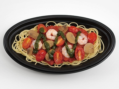 海老とトマトのポモドーロパスタ 単品画像 ※レンジ加熱前