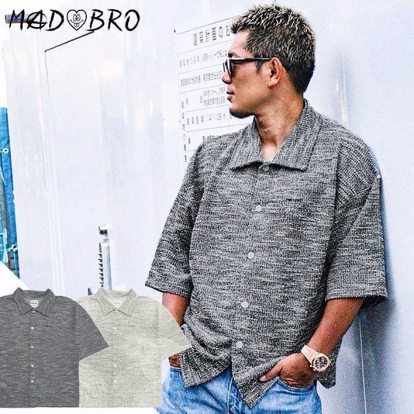 Jacquard Mosaic Pattern Shirt