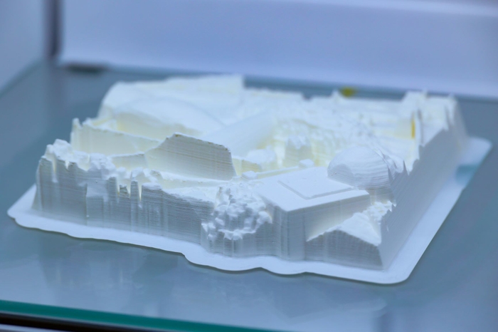 3Dプリンタで作成した建築模型