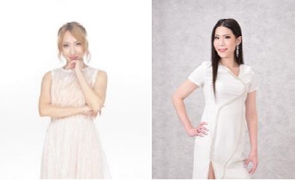 ゆしんさん(左)、麻倉ケイトさん(右)