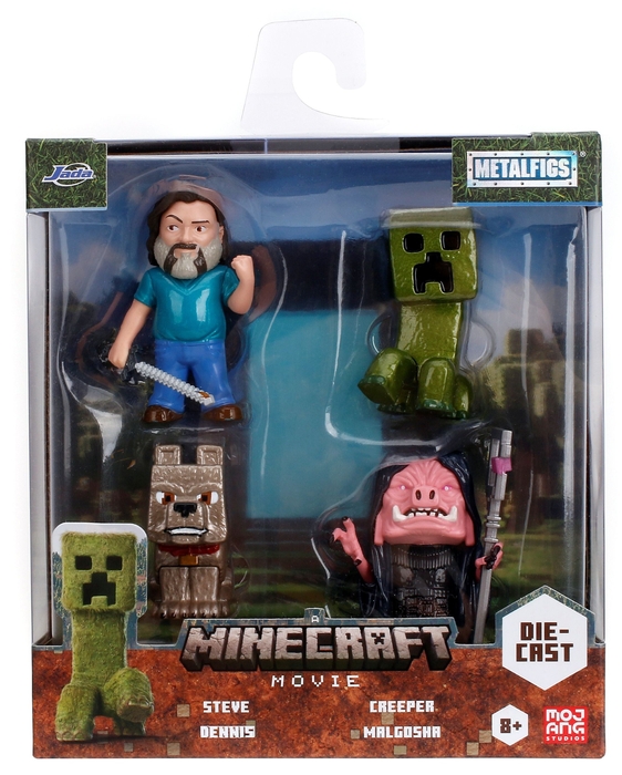 マインクラフト メタルフィグ 映画版 パッケージ