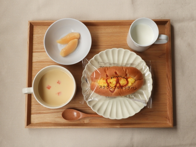 朝食を『 パン食 』に変えた時のイメージ