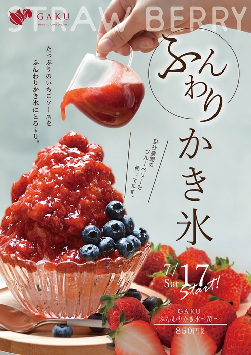 GAKUふんわりかき氷 ~苺~