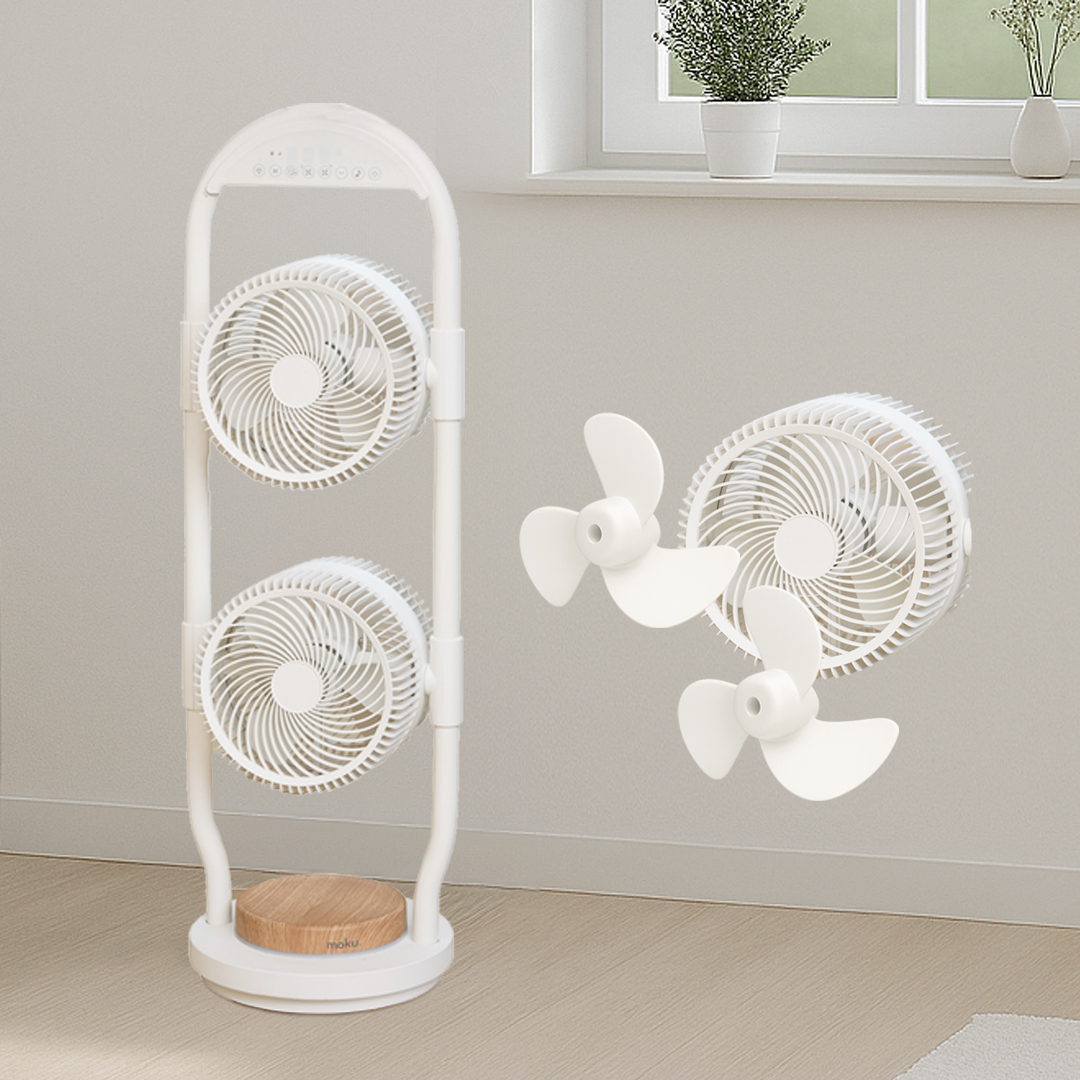 扇風機革命！風を重ねるという答え 「moku. ダブルマルチファン」新