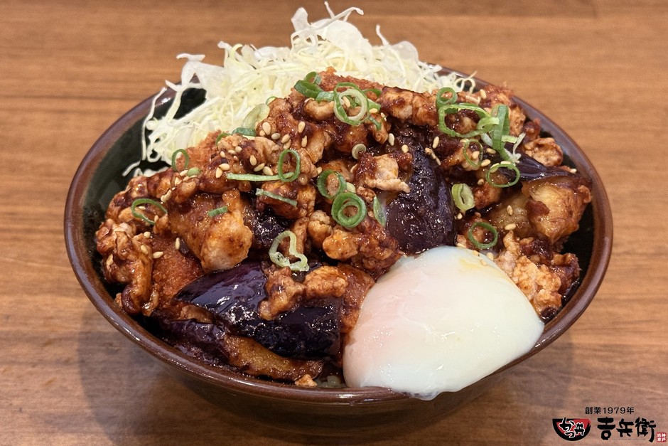 うまい麻婆茄子のかつ丼