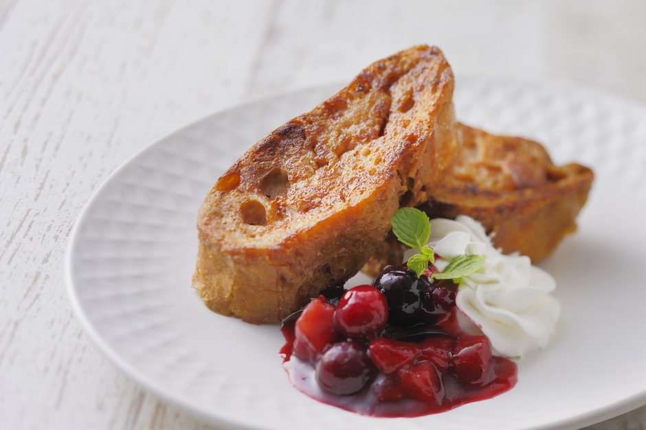 いちごミルクのフレンチトースト