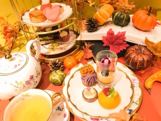 神戸アパレルブランド「Chesty(チェスティ)」のカフェにて Halloweenバージョンのアフタヌーンティーセット登場