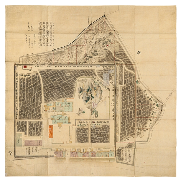 「寛政十二年　白銀御屋敷絵図」写【後期】