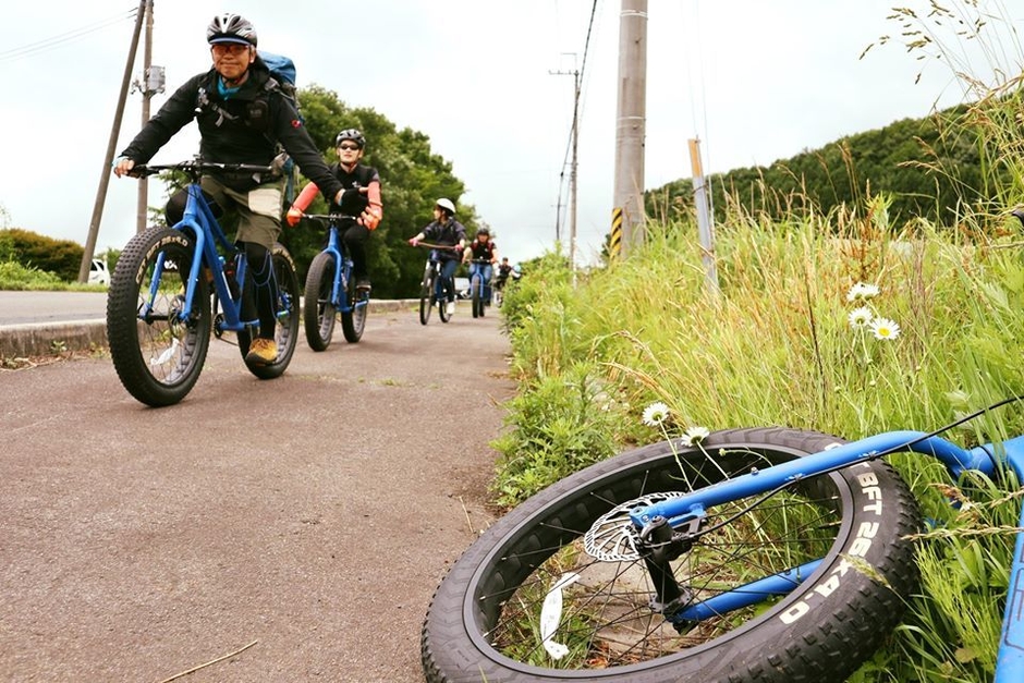 ファットバイクで駆け抜けて