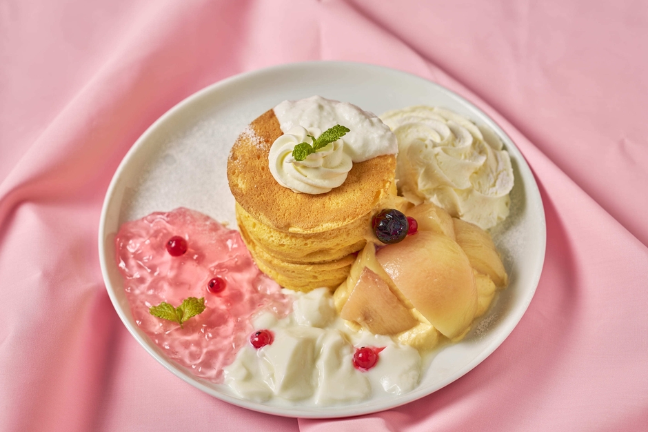 TAMAGOYAパンケーキ桃