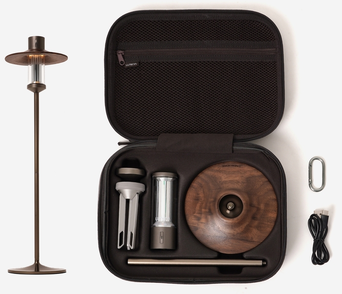 LUMENA「M3テーブルランプ」_ブラウン(内容1)