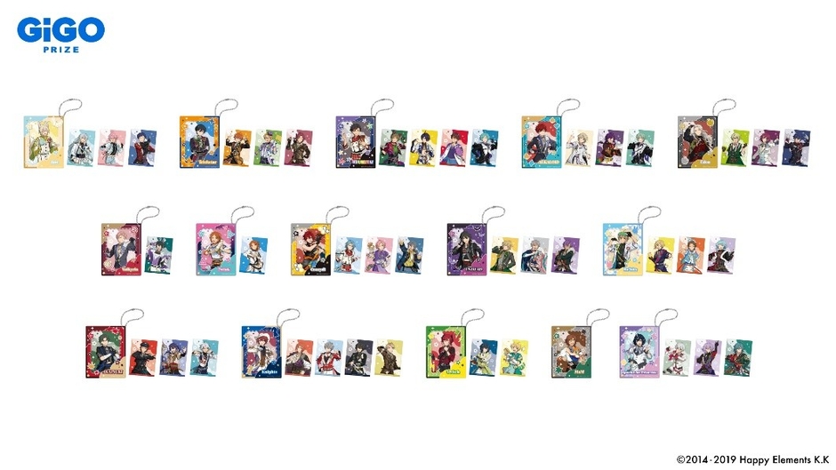 ▲『あんさんぶるスターズ!!』カード付きアクリルフレーム(全15種)