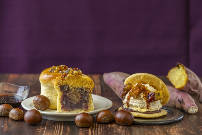 芋と栗とカラメルが織りなす「ほっくり甘く、ほろ苦い。深まる秋をたのしむ味わい」の登場