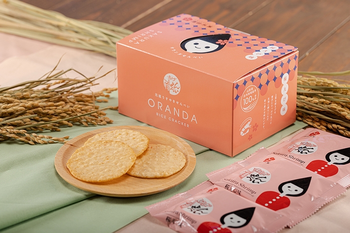 オランダせんべい小箱 桜えび味