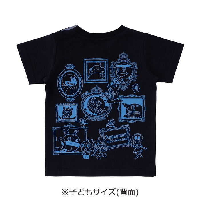 おえかきばいきんまん柄Tシャツ(子どもサイズ 背面)