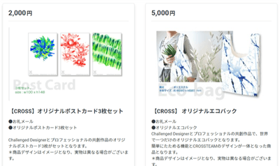 クラウドファンディングのリターン品 1