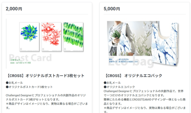 クラウドファンディングのリターン品 1