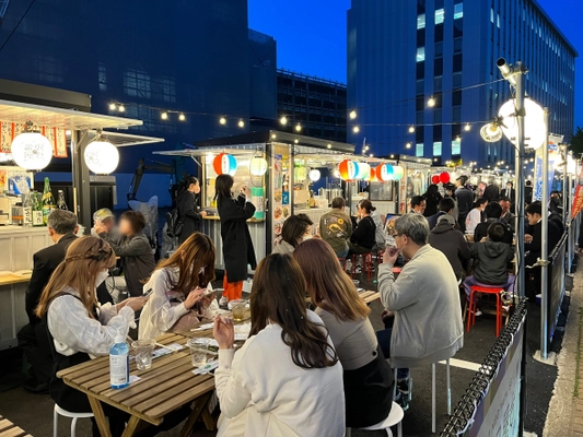屋台ビアガーデン「金沢の屋台」にて お得な夏季限定メニューを楽しめる 「屋台はしごチケット」＆「翠ジンフェア」を 8月10日(水)より開催